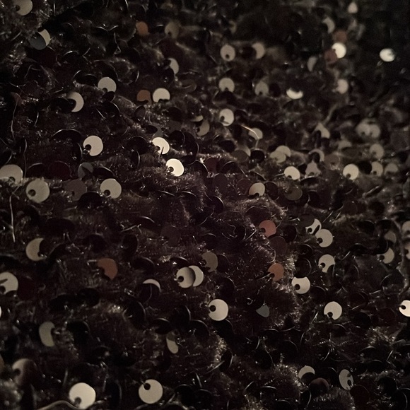 Shein Tight Black Glitter Dress - Picture 3 of 5